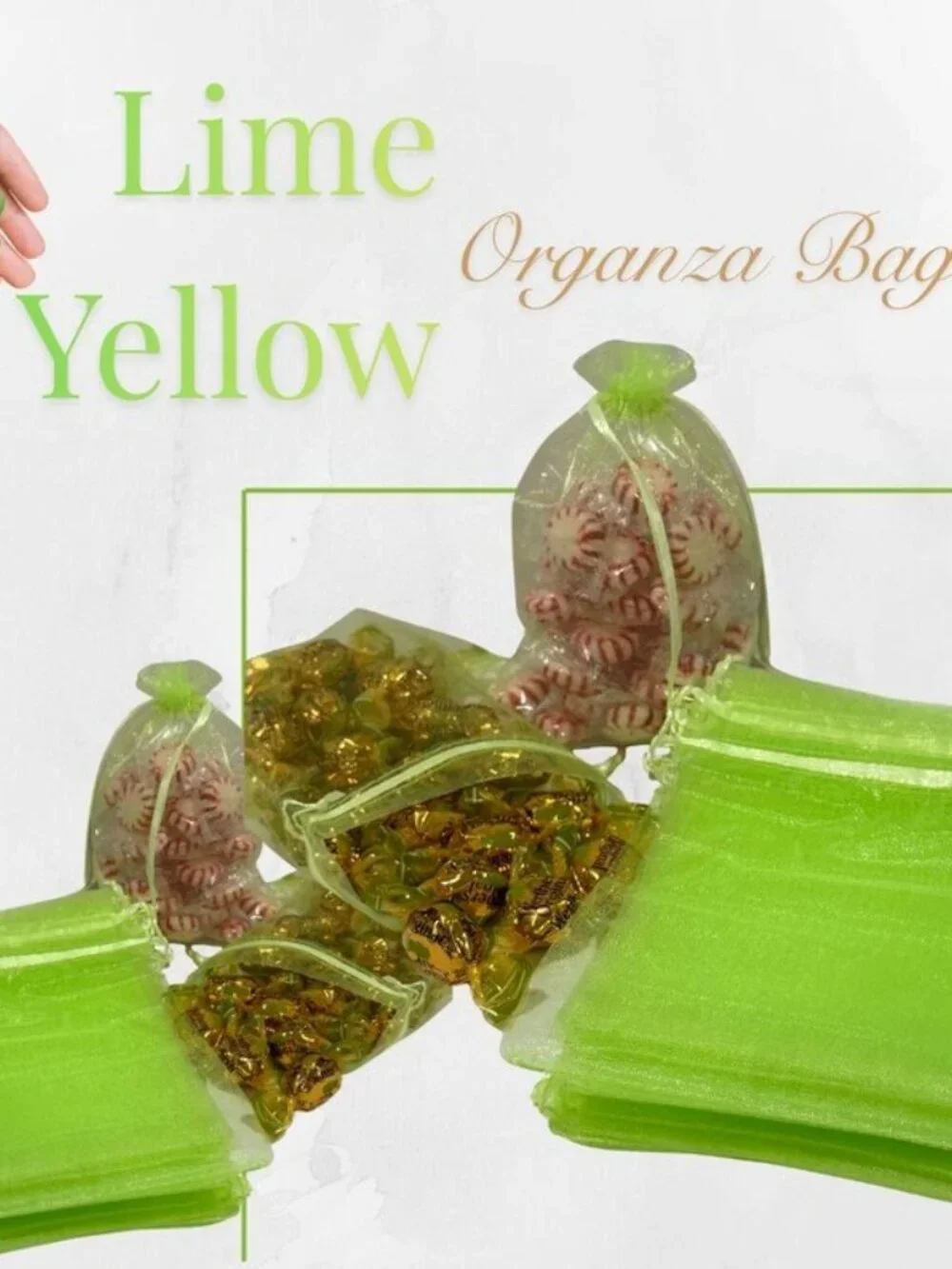 Jeezoflips organza bags